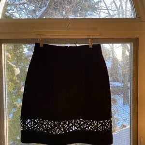 Classic Black Kneelength Skirt